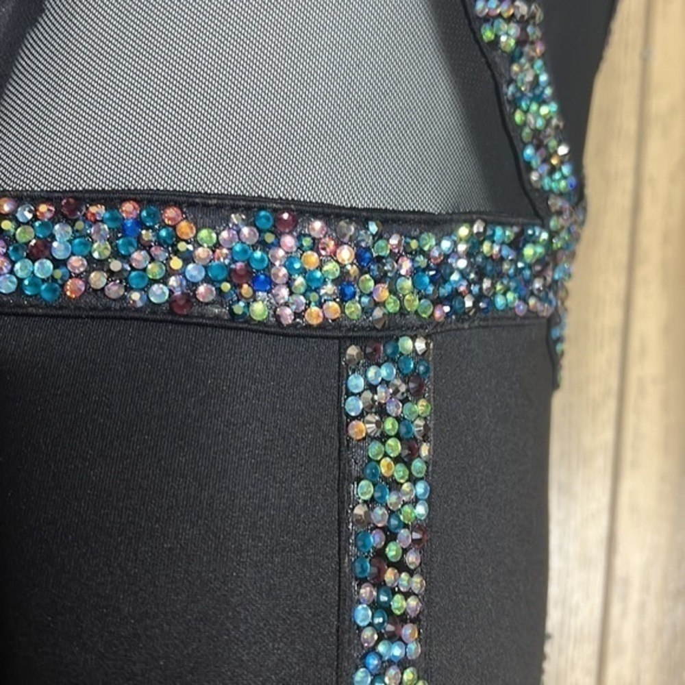 Avec Black Rhinestone Dress - Picture 14 of 16